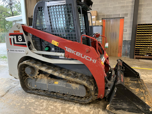 2019 Takeuchi TL8CW Cab/Heat/AC w/Hydraulic Universal Quick Hitch, 76" HD Bucket w/ Bolt-On Edge