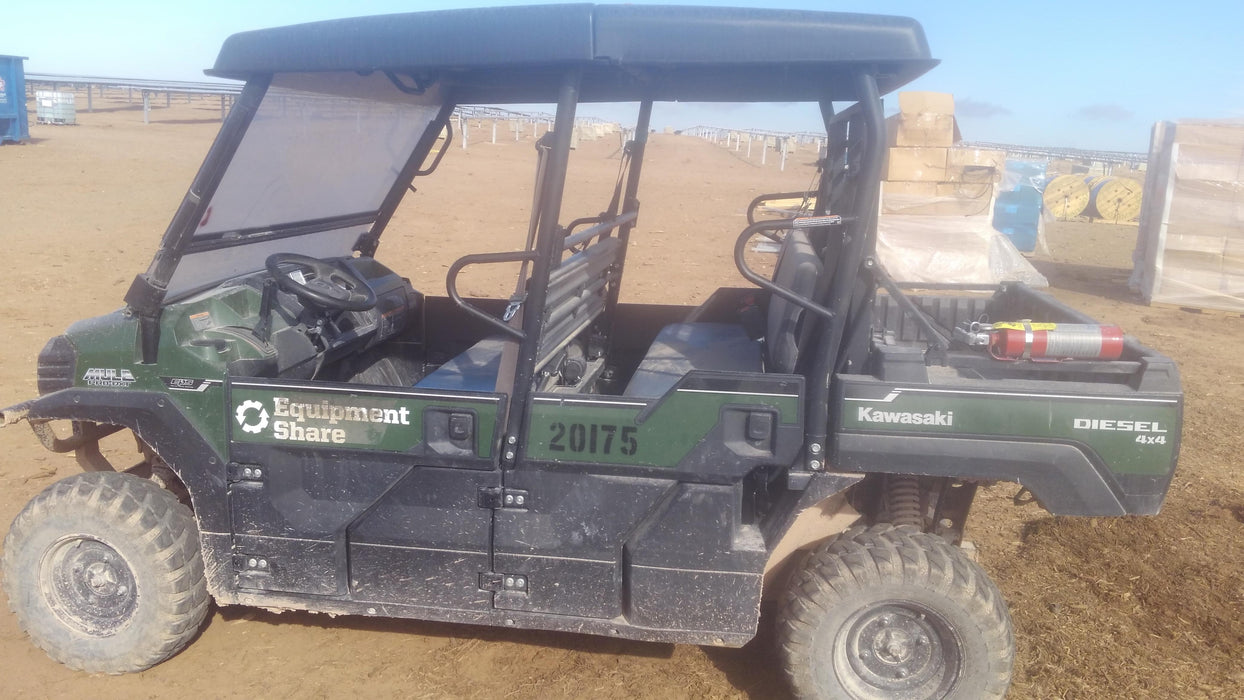 2018 Kawasaki MULE PRO-DX Kawasaki Mule 4x4 Diesel UTV w/Hard Top, Windshield, Beacon, Backup Alarm, ES Keypad/Hardware Installed