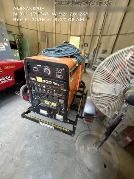 2022 Lincoln Electric LE400 Kubota V1505, Trlr, Cable Rack, Light Kit, ES Decals, T3