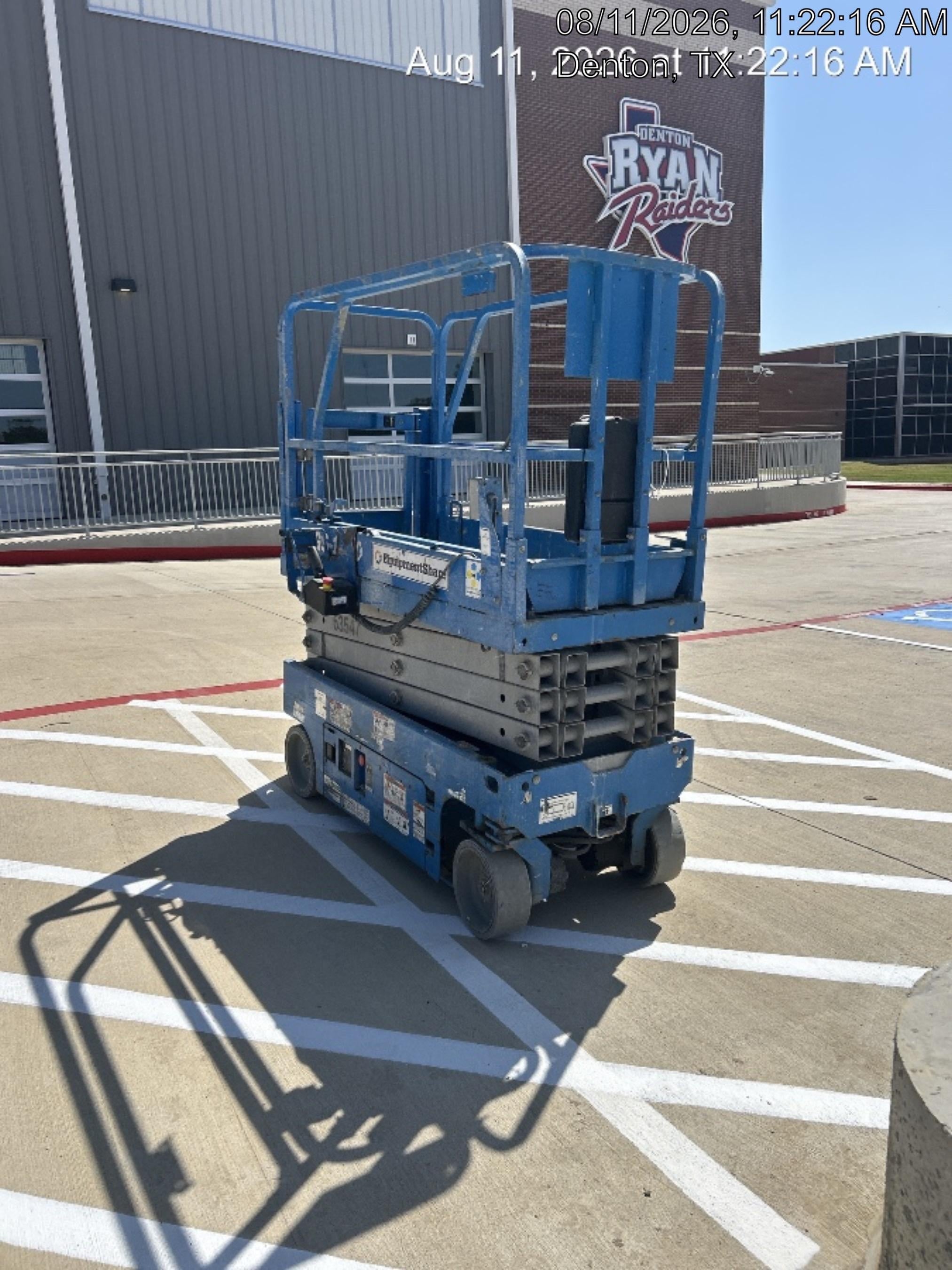 2020 Genie GS-1930 Solid Non Marking Tires, Beacon, Folding rails with half height swing gate