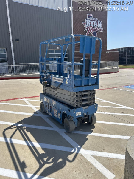 2020 Genie GS-1930 Solid Non Marking Tires, Beacon, Folding rails with half height swing gate