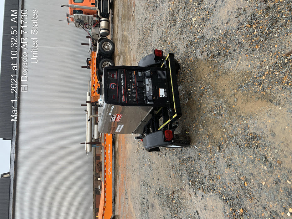 2019 Lincoln Electric Vantage 322 Ready-Pak 3, Two Wheel Trailer, Fender and Light Kit, Cable Rack