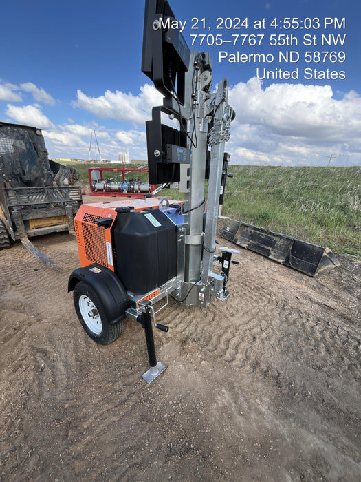 2024 Wanco WLTT-4MM4K Diesel, Deep Sea Controller, Shore Power Plug, Auto Start, (4) 350W LED Floodlights, 4kW Generator, 60 Gal Fuel Tank, 2" Ball, T3