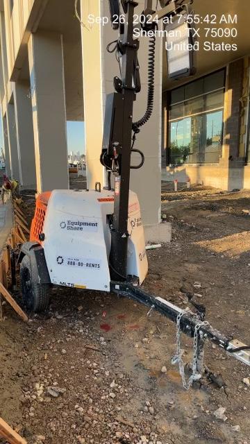 2024 Generac MLT2 Diesel, Flex Switch 120V Input, Powerzone Controller, 
(4) 320W LED Lights, 4kW Generator, 39.9 Gal Fuel Tank, 2" Ball, T3