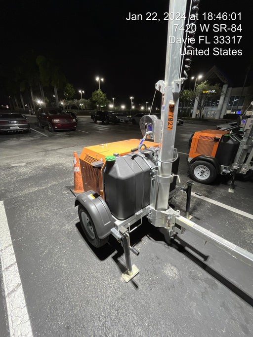 2023 Wanco WLTT-4MM4K Diesel, Deep Sea Controller, Shore Power Plug, Auto Start, (4) 350W LED Floodlights, 4kW Generator, 60 Gal Fuel Tank, 2" Ball, T3