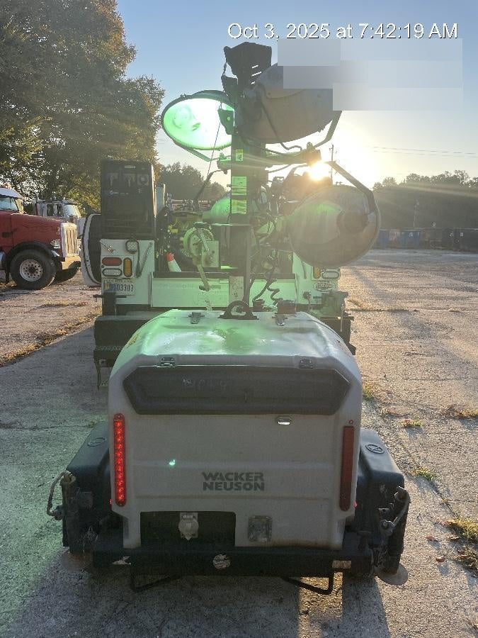 2019 Wacker Neuson LTV6L-MH Wacker Neuson LTV6L Mobile Light Tower w/Fuel Level Sensor Installed