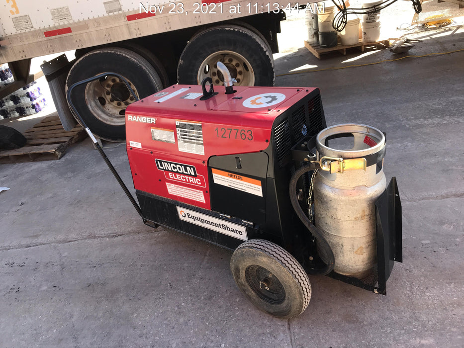2021 Lincoln Electric Ranger 305 LPG K3430-1, Ranger 305 LPG, Undercarriage, Tank Holder & Strap, 10kw AC Gen, 25hp Kohler LPG Eng