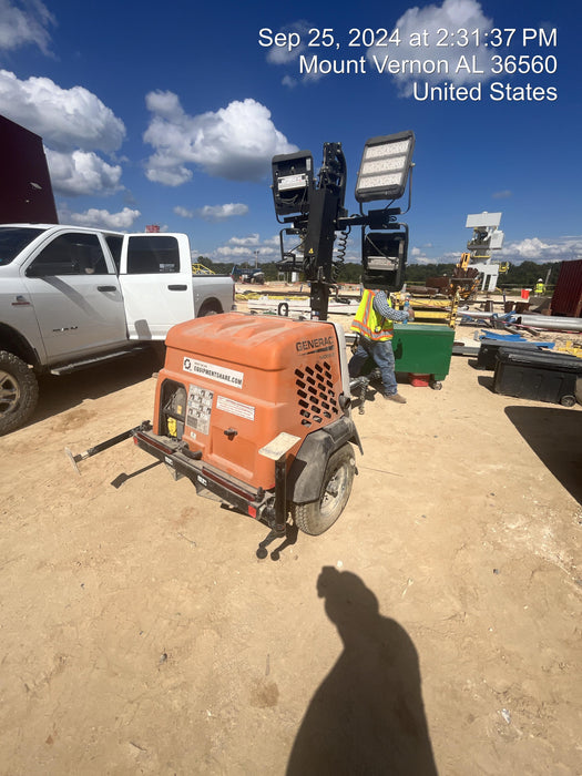 2023 Generac MLT2 Diesel, Flex Switch 120V Input, Powerzone Controller, 
(4) 320W LED Lights, 4kW Generator, 39.9 Gal Fuel Tank, 2" Ball, T3