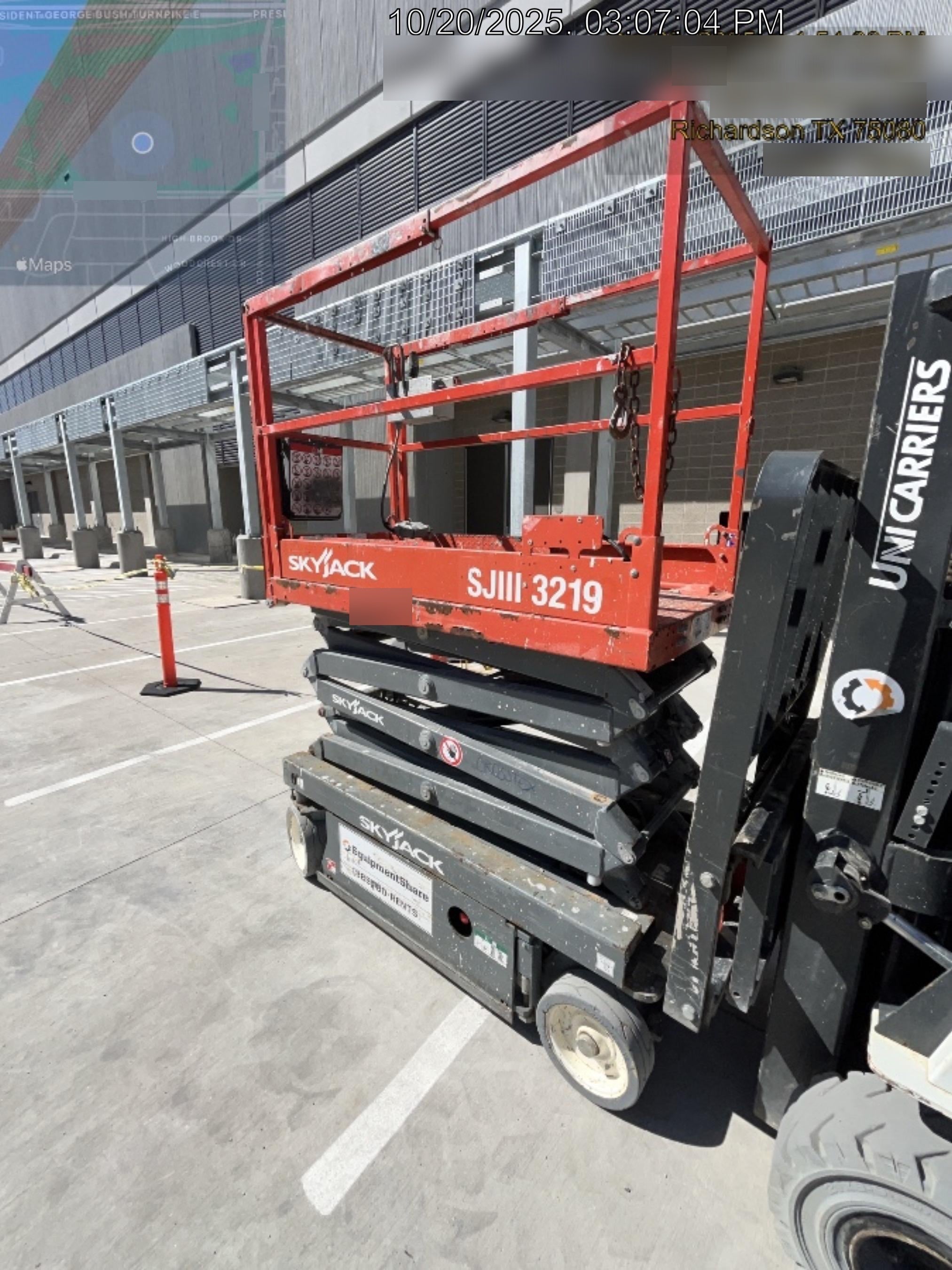 2019 Skyjack SJIII-3219 Standard Options