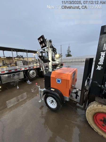 2024 Wanco WLTT-4MM4K Diesel, Deep Sea Controller, Shore Power Plug, Auto Start, (4) 350W LED Floodlights, 4kW Generator, 60 Gal Fuel Tank, 2" Ball, T3