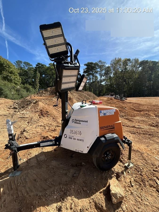 2023 Generac MLT2 Diesel, Flex Switch 120V Input, Powerzone Controller, (4) 320W LED Lights, 4kW Generator, 39.9 Gal Fuel Tank, 2" Ball, T3