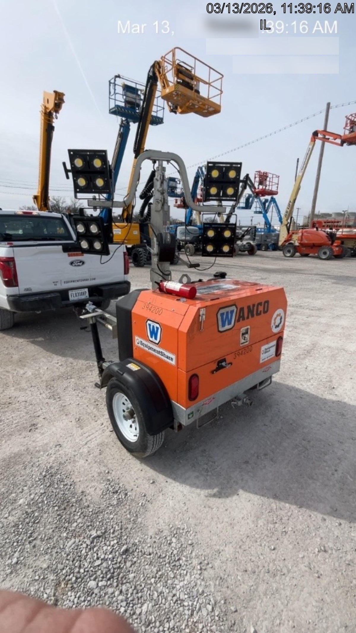 2024 Wanco WLTT-4MM4K Diesel, Deep Sea Controller, Shore Power Plug, Auto Start, (4) 350W LED Floodlights, 4kW Generator, 60 Gal Fuel Tank, 2" Ball, T3