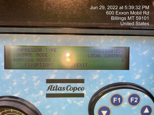 2022 ATLAS COPCO 1600CD6 Tier 3 Reman