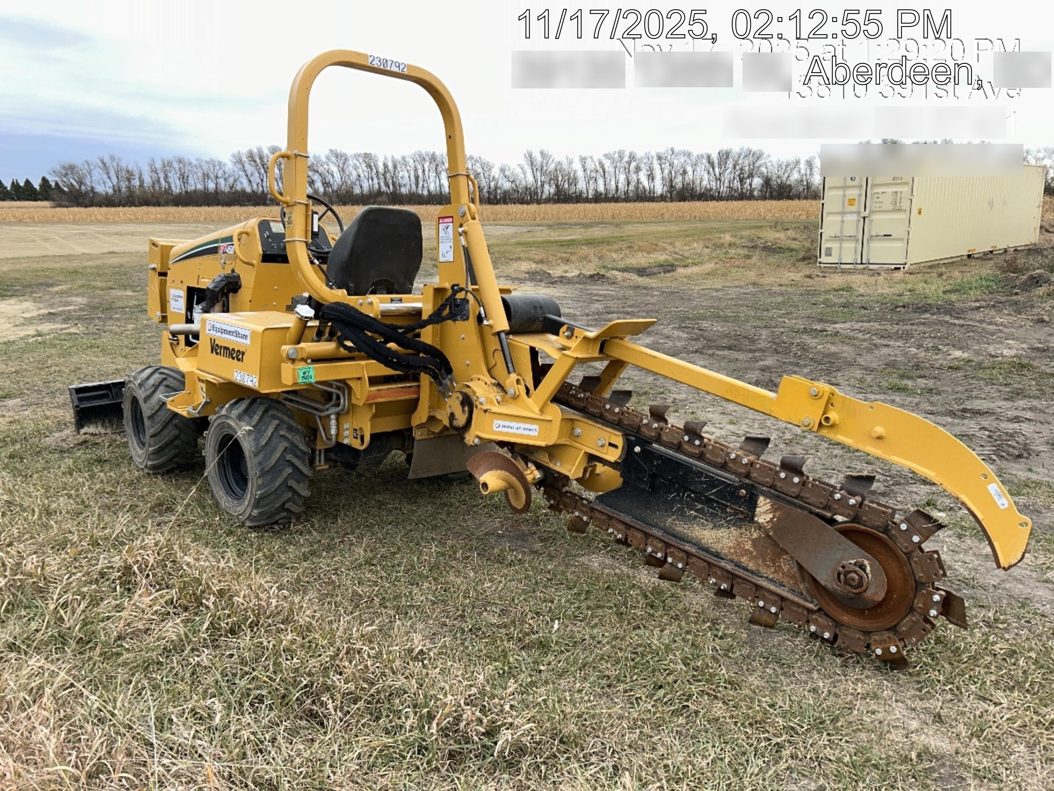 2022 VERMEER RTX450