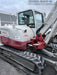 2019 Takeuchi TB290 Cab/Heat/AC Rubber tracks, Dozer blade, Travel alarm, Auxiliary hydraulics w/Manual QC, Hydraulic thumb, 18", 24", and 36" Buckets