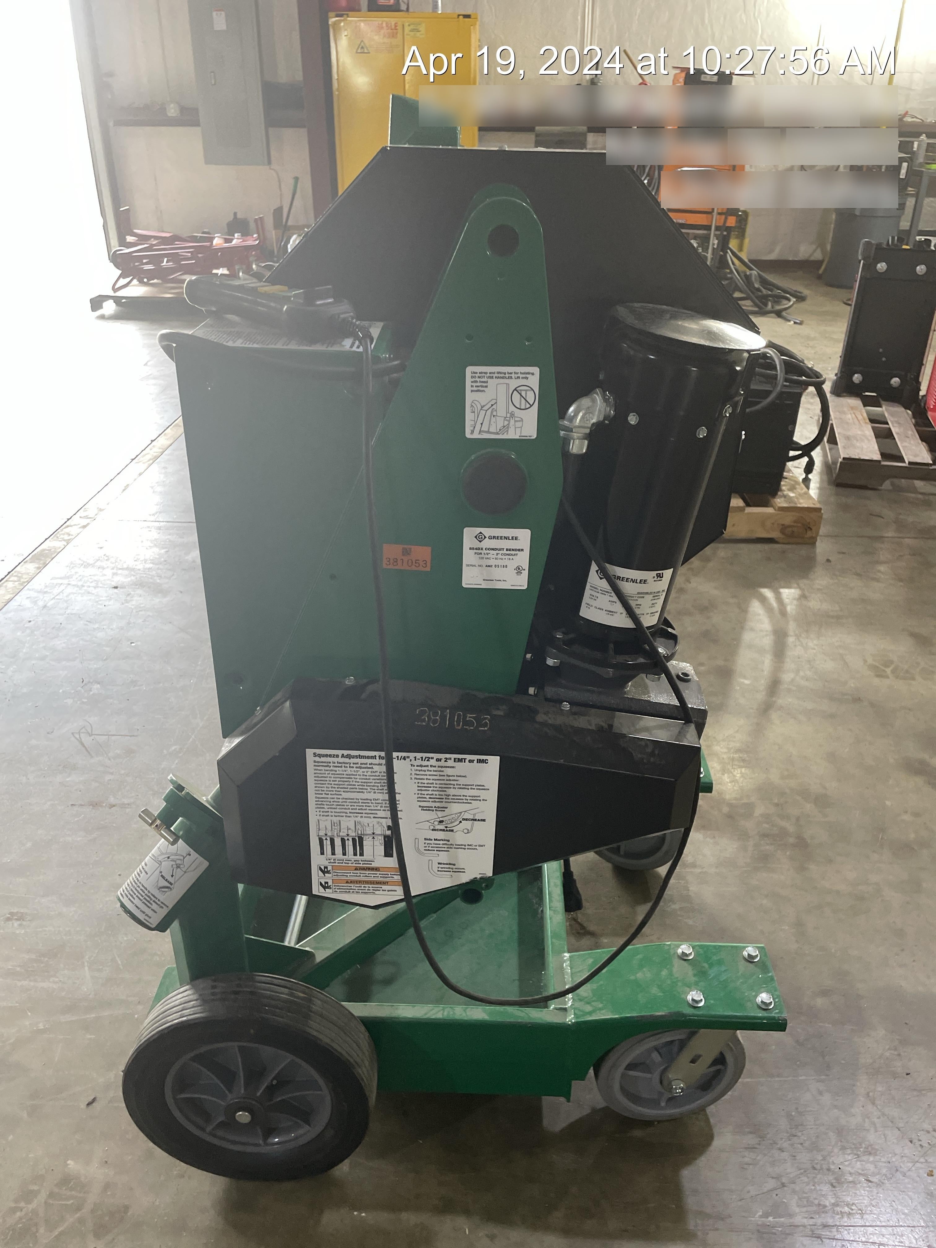 2024 GREENLEE 854DX