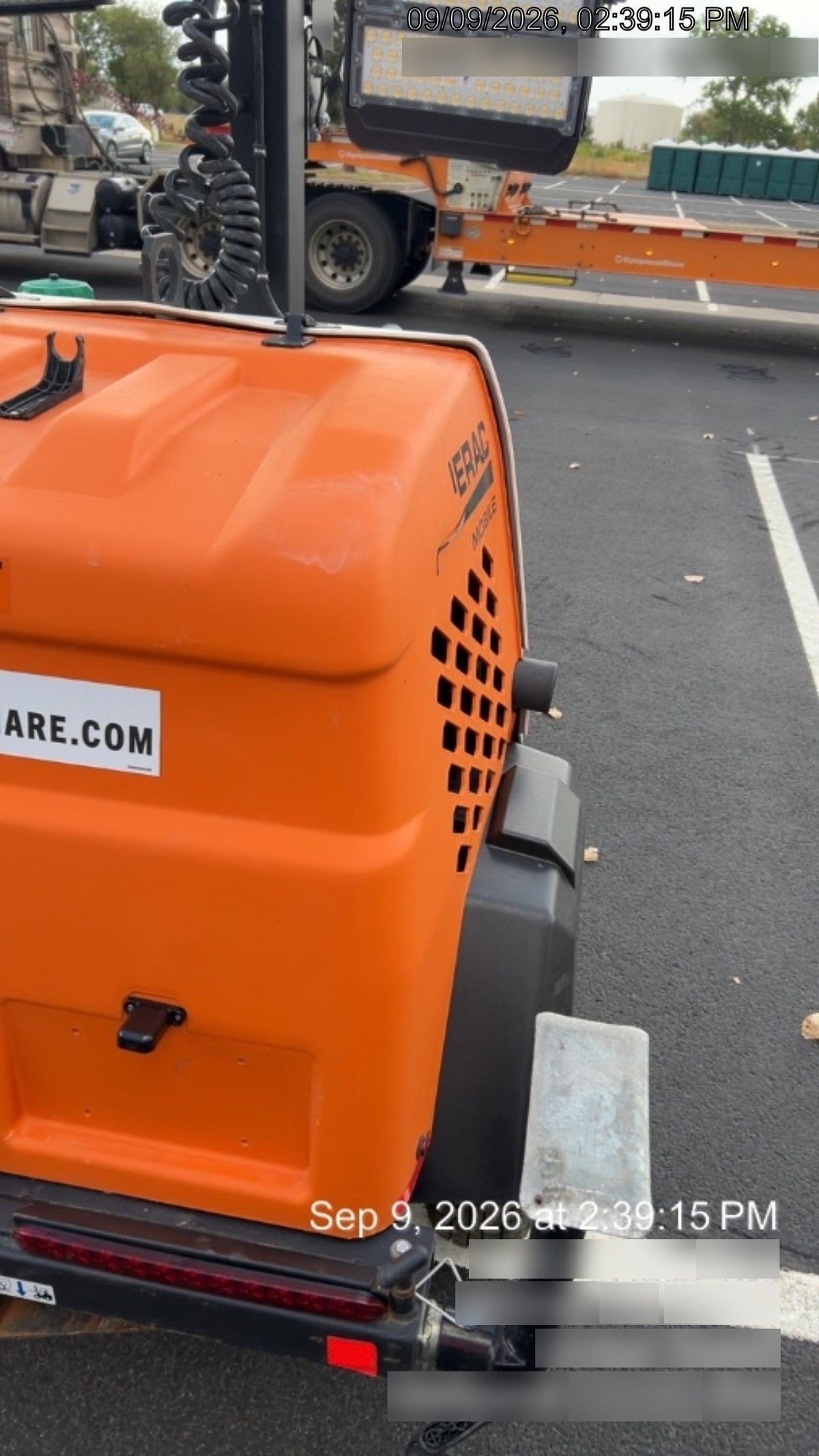 2024 Generac MLT2 Diesel, Flex Switch 120V Input, Powerzone Controller, 
(4) 320W LED Lights, 4kW Generator, 39.9 Gal Fuel Tank, 2" Ball, T3