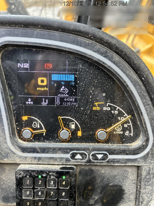 2019 JCB 512-56 Cab/Heat/Air, 109 HP, Solid Tires, STD Worklight, Beacon, Aux Hydraulics, Lifting Eye, Back up Alarm w/66" Carriage/60" Forks