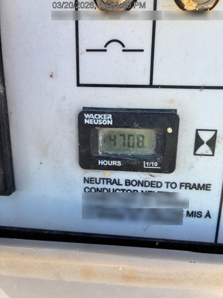 2019 Wacker Neuson LTV6L-MH Wacker Neuson LTV6L Mobile Light Tower w/Fuel Level Sensor Installed