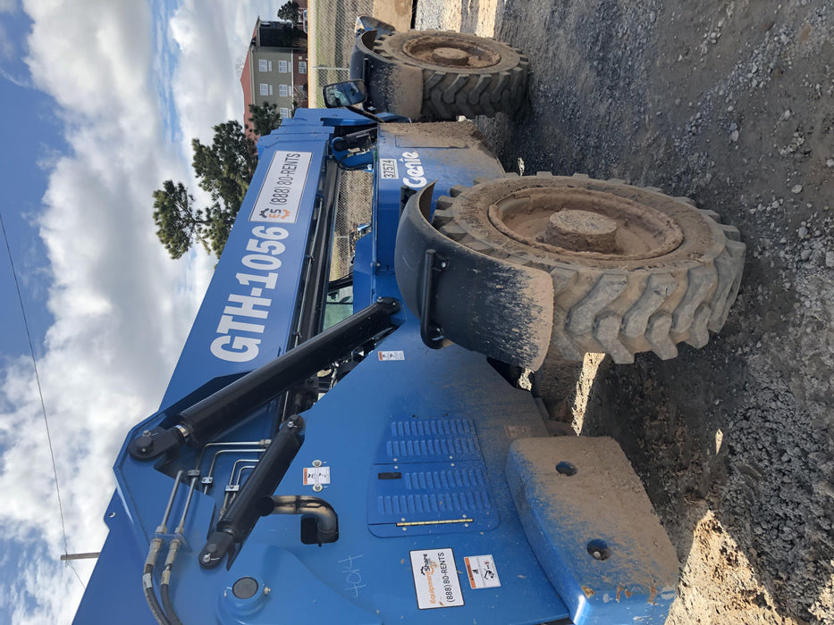 2019 Genie GTH-1056 Cab/Heat/AC, FF Tires, LED Work Lights, Beacon 60" QA Carriage, 60" Forks