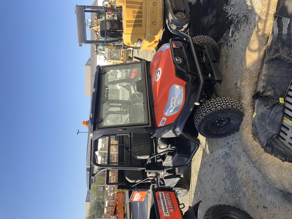 2019 Kubota RTV-X1140W-H 4wd Utility Cart, LED Strobe, Windshield Tempered Glass, Plastic Canopy, Wire Harness Kit, Backup Alarm