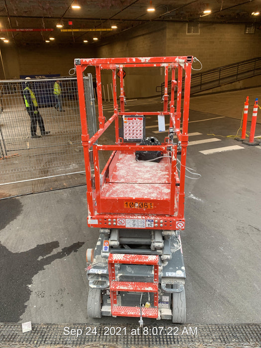 2020 Skyjack SJIII-3219 Solid NM Tires, Half height spring hinged entry gate, Dual Beacons, 800W Inverter