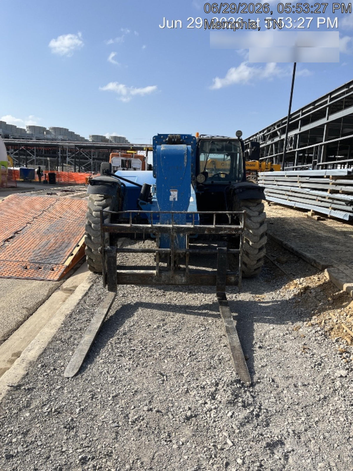 2018 Genie GTH-844 Genie GTH-844 w/Enclosed Cab w/HVAC, Work Lights, Solid Tires, Beacon, 60" Carriage and Forks
