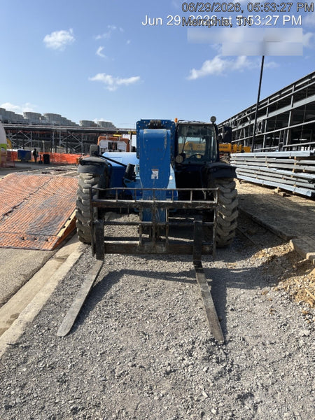 2018 Genie GTH-844 Genie GTH-844 w/Enclosed Cab w/HVAC, Work Lights, Solid Tires, Beacon, 60" Carriage and Forks