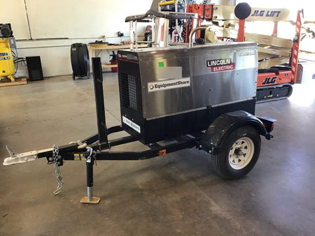 2019 Lincoln Electric Vantage 322 Lincoln Vantage 322 Welder w/Trailer, Light Kit, Cable Rack