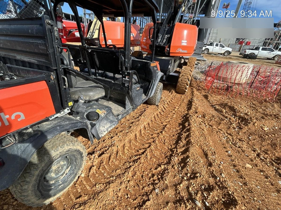 2021 Kubota RTV-X1140W-H Plastic Canopy, Windshield Acrylic Clear, LED Strobe Light, Wire Harness Kit, Back up Alarm