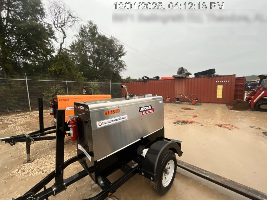 2024 Lincoln Electric LE400 Kubota V1505, Trlr, Cable Rack, Light Kit, ES Decals, T3