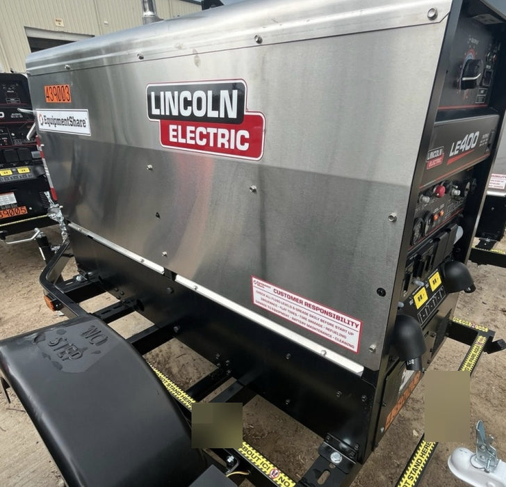 2024 Lincoln Electric LE400 Kubota V1505, Trlr, Cable Rack, Light Kit, ES Decals, T3