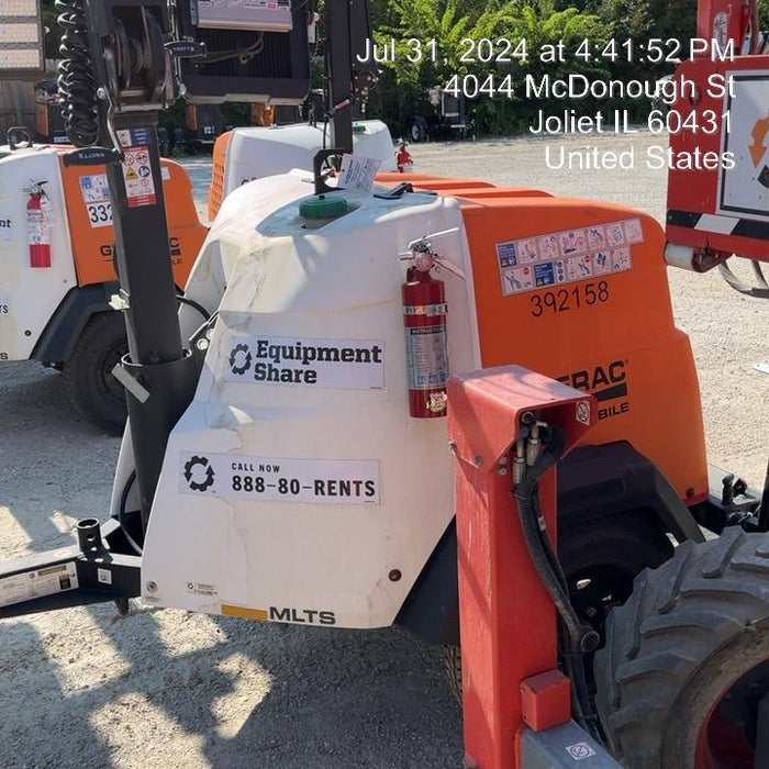 2024 Generac MLT2 Diesel, Flex Switch 120V Input, Powerzone Controller, 
(4) 320W LED Lights, 4kW Generator, 39.9 Gal Fuel Tank, 2" Ball, T3