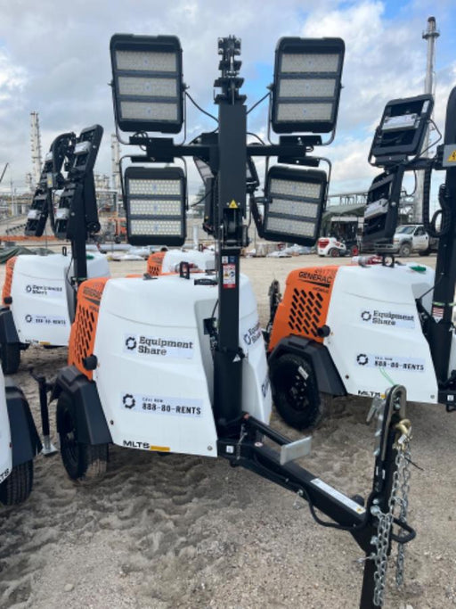 2025 Generac MLTS-4 Diesel, Mitsubishi L2E, 7.1 hp @1800 rpm, Flex Switch 120V Input, Powerzone Controller, (4) 320W LED Lights, 4kW Generator, 39.9 Gal Fuel Tank, 2" Ball, ES Decals