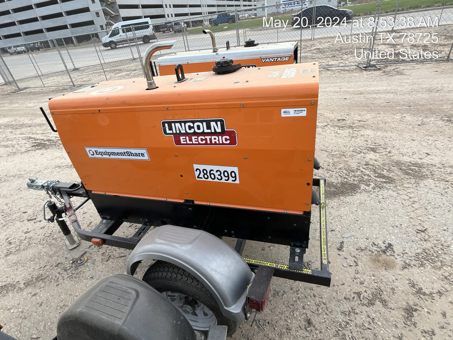 2022 Lincoln Electric LE400 Kubota V1505, Trlr, Cable Rack, Light Kit, ES Decals, T3