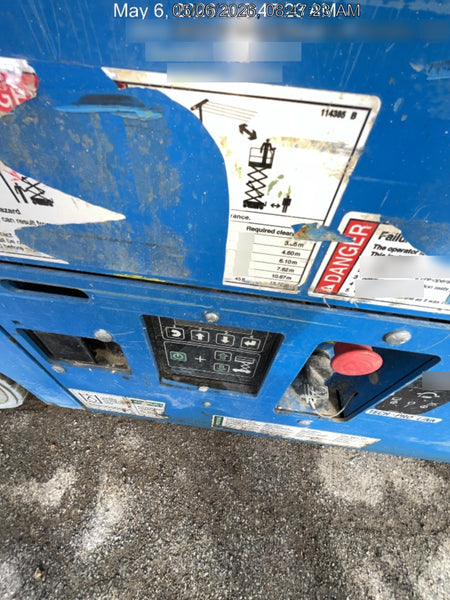 2020 Genie GS-1930 Solid Non Marking Tires, Beacon, Folding rails with half height swing gate