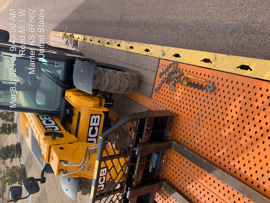 2020 JCB 505-20TC Cab/Heat/Air, Solid Tires, Work Lights, Beacon, Aux Hydraulics, Back up Alarm, ES Decals