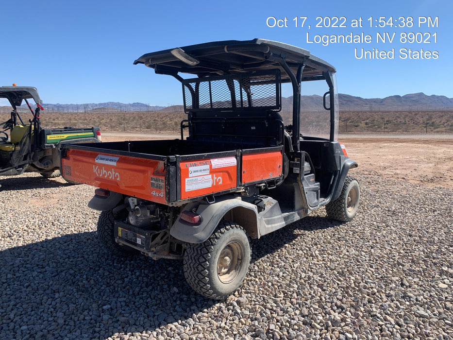 2022 Kubota RTV-X1140W-H Plastic Canopy, Windshield Acrylic Clear, LED Strobe Light, Wire Harness Kit, Back up Alarm