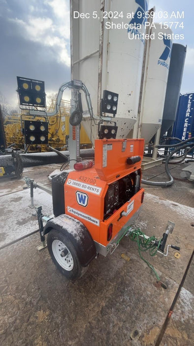 2024 Wanco WLTT-4MM4K Diesel, Deep Sea Controller, Shore Power Plug, Auto Start, (4) 350W LED Floodlights, 4kW Generator, 60 Gal Fuel Tank, 2" Ball, T3