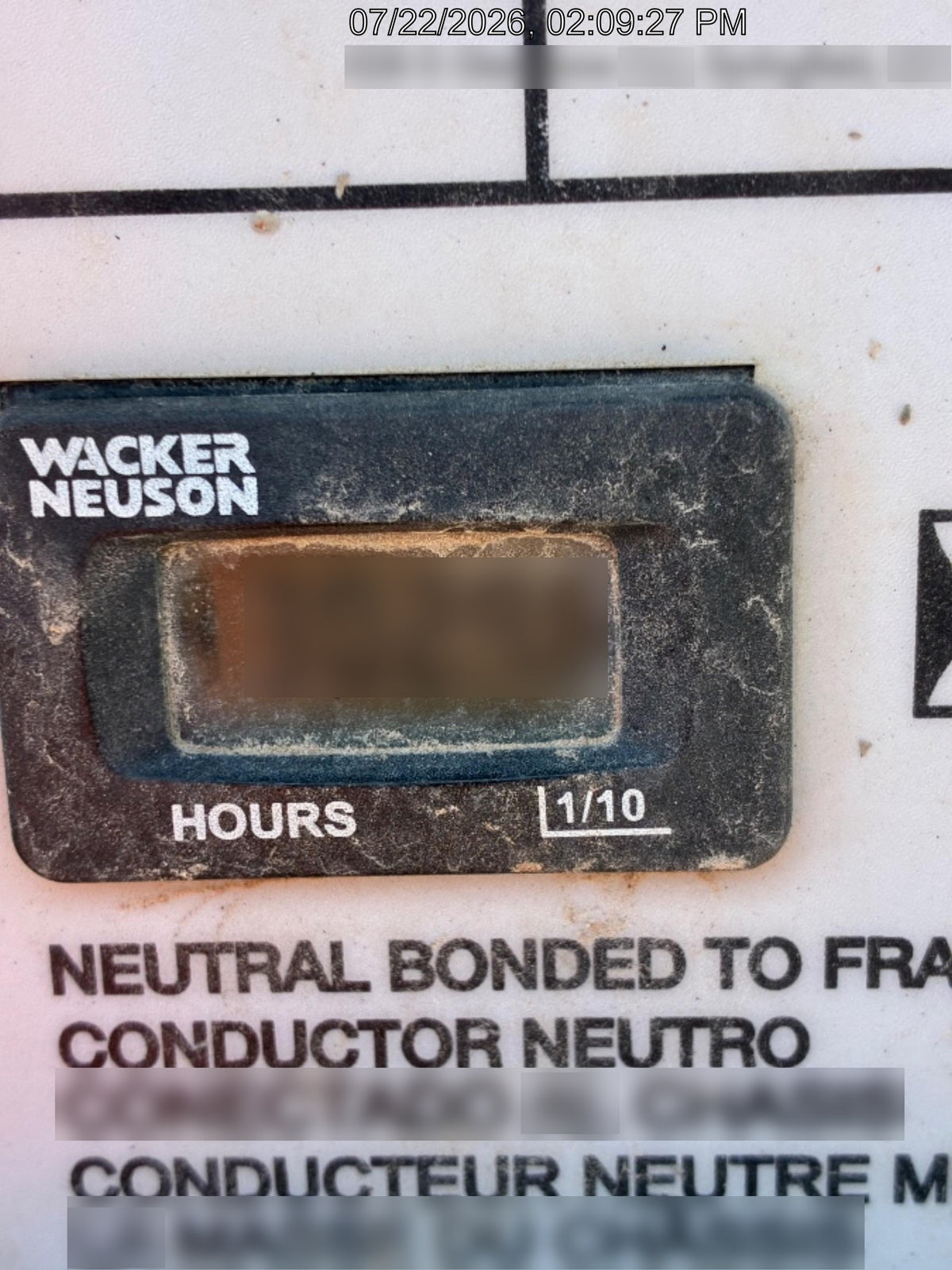2019 Wacker Neuson LTV6L-MH Standard Options, ES Track Hardware, Fuel Level Sensor