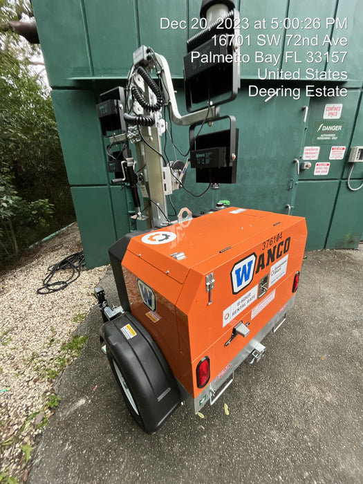 2023 Wanco WLTT-4MM4K Diesel, Deep Sea Controller, Shore Power Plug, Auto Start, (4) 350W LED Floodlights, 4kW Generator, 60 Gal Fuel Tank, 2" Ball, T3