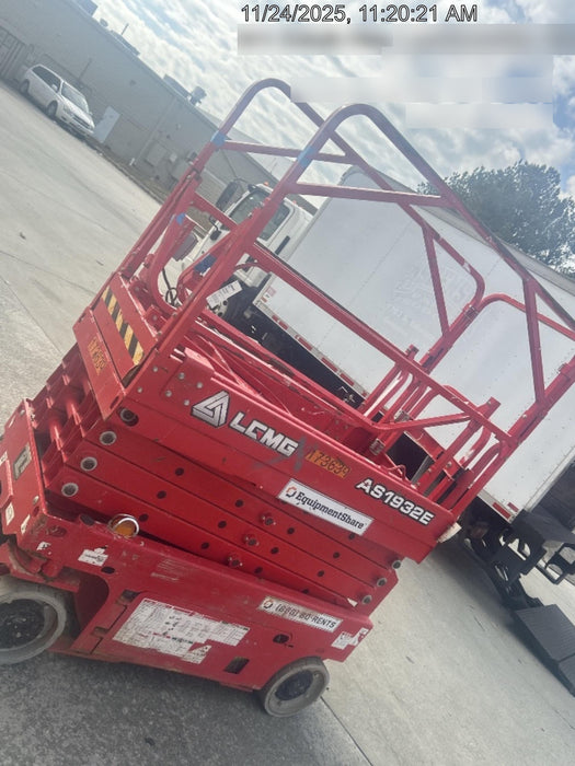 2021 Lgmg AS1932E Electric Drive, Solid Non Marking Tires, Dual Beacons