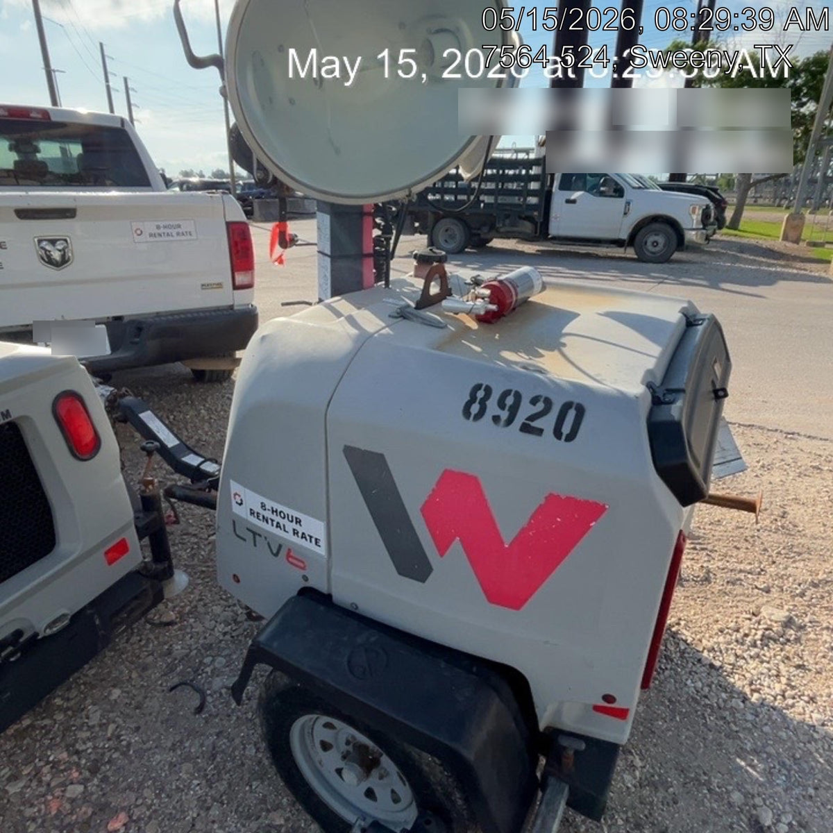 2018 Wacker Neuson LTV6L-MH Wacker Neuson LTV6L Towable Light Tower