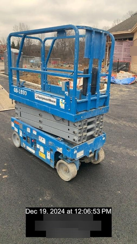 2019 Genie GS-1930 Fixed Rails with Chain Entry