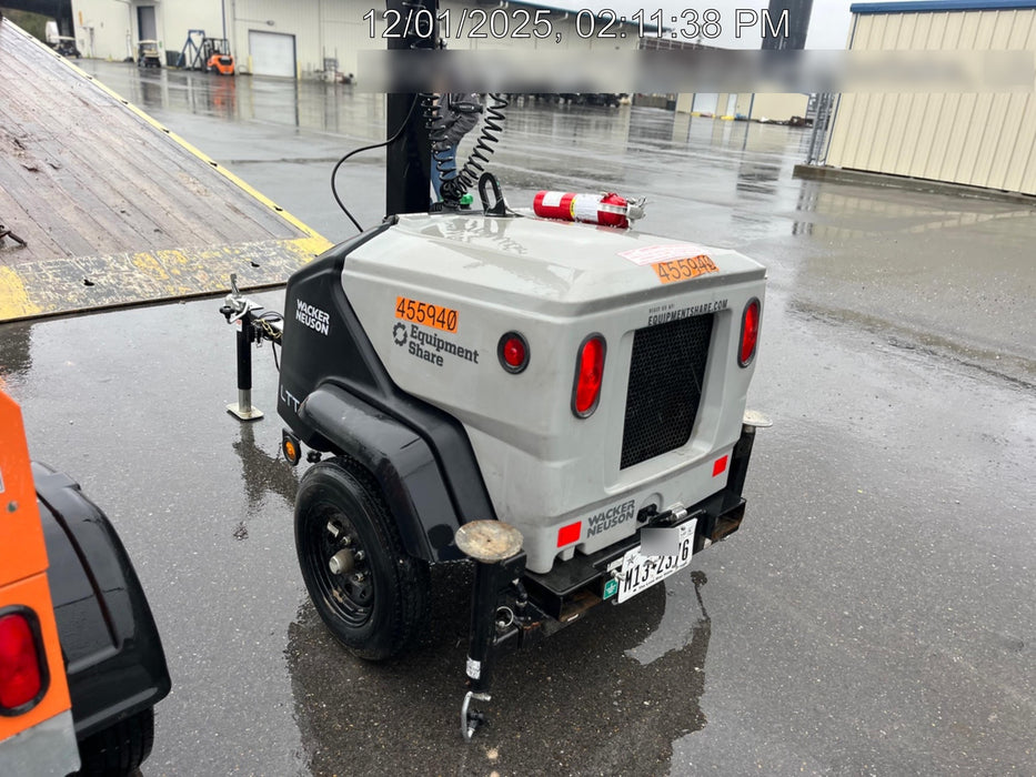 2024 Wacker Neuson LTT4 Diesel, Kohler KDW702, Deep Sea Controller, Auto Start, LED 320W, Bypass Outlet, T3