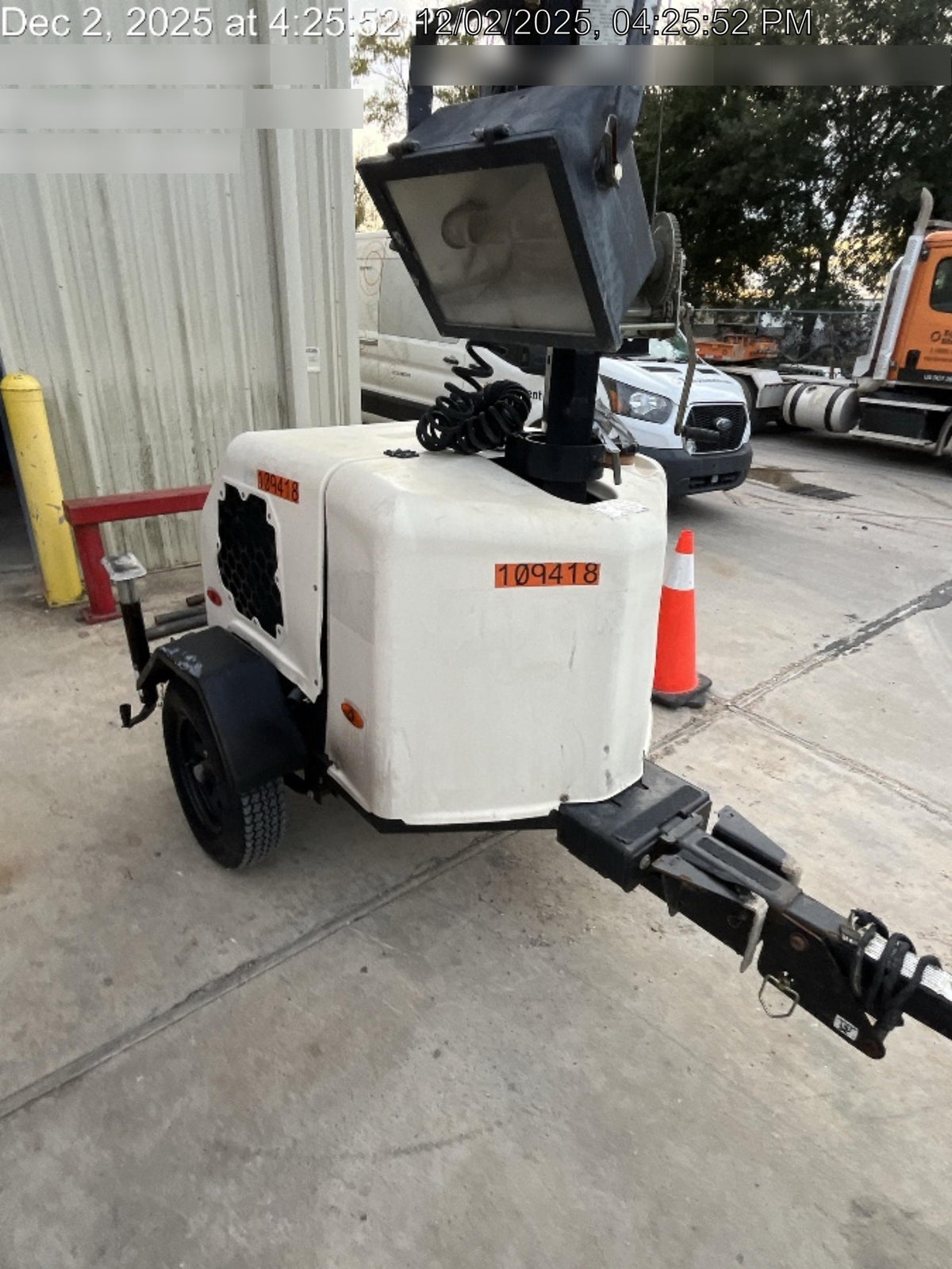 2020 Genie RL4 6kW Light Plant - Metal Halide