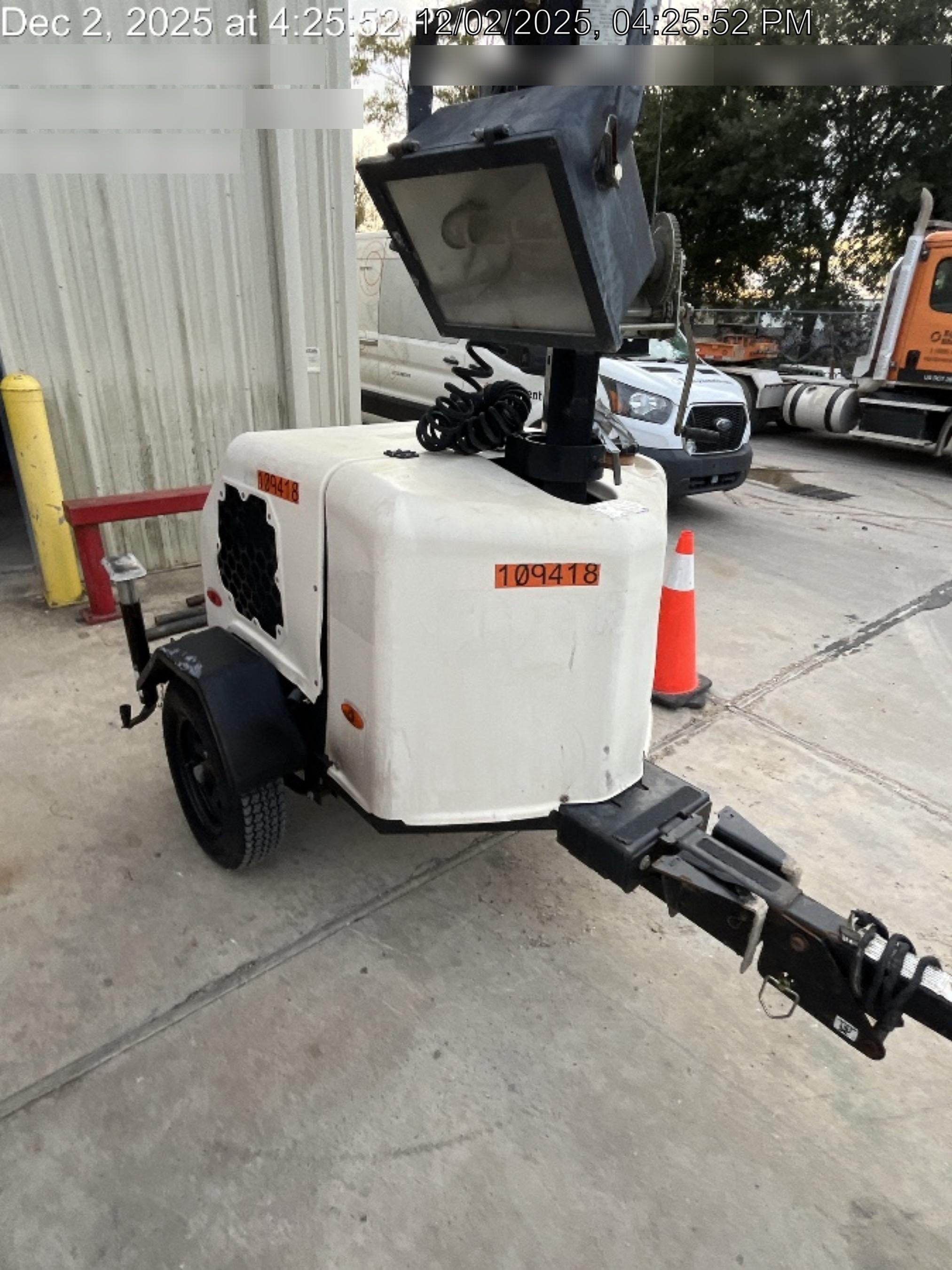 2020 Genie RL4 6kW Light Plant - Metal Halide
