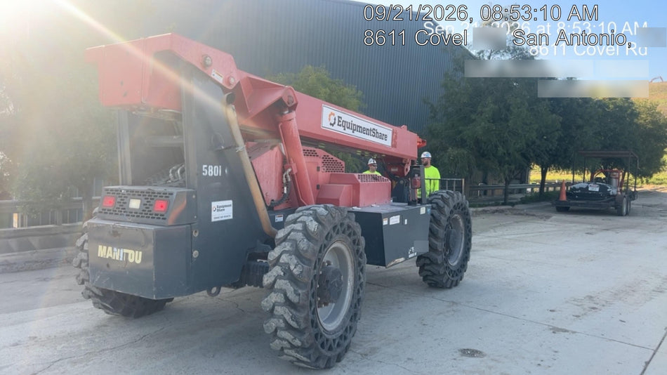 2017 Manitou 12042 Manitou MTA 12042, Solid Tires, 66" Carriage, Open ROPS, Flashing Beacon and Work Light Package