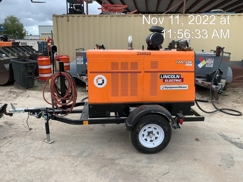 2022 Lincoln Electric Vantage 549X Crosslink Technology, Trailer Mounted, ES Decals, T3