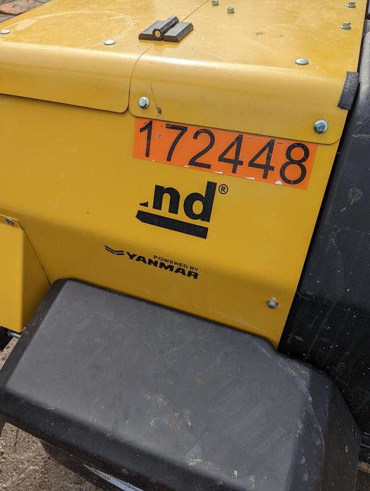 2021 Allmand NLV3GR (4) LED Light Fixture 350W, 23' Vertical Mast, 3kW Prime, Towable, Deep Sea L401, Leveling Jacks, Yanmar T4F 5.8hp